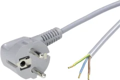 Priključni kabel [ varnostni vtič - kabel\, odprti konec] sivi 1.5 m LappKabel 70261136