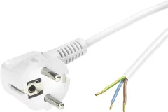 Priključni kabel [ varnostni vtič - kabel\, odprti konec] beli 1.5 m LappKabel 70261133