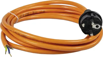 Priključni kabel [ varnostni vtič - kabel\, odprti konec] Orange 3 m AS Schwabe 70909