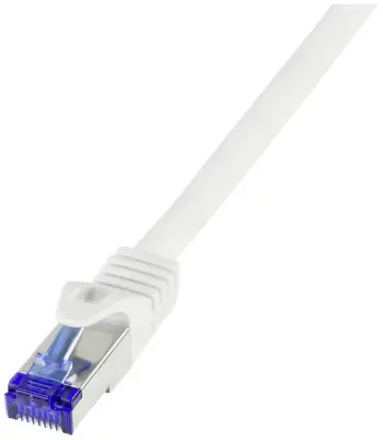 LogiLink C6A141S RJ45  CAT 6a S/FTP 50.00 m bela  1 kos