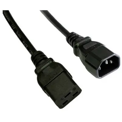 Akyga tok priključni kabel [1x ženski konektor IEC C19\, 16 A - 1x moški konektor IEC\, C14] 1.80 m črna