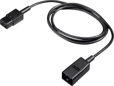 Napajalni kabel [1x IEC-vtič C14 - 1x odporen na udarce-vtič] 1.80 m črn Rittal