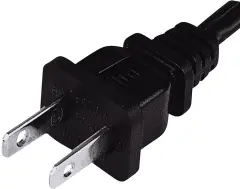 Priključni kabel [ ameriški vtič - kabel\, odprti konec] črni 2 m HAWA 1008266