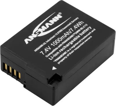 Ansmann A-Pan DMW-BLC12 akumulatorska kamera  Nadomešča originalno baterijo (kamera) DMW-BLC12E 7.4 V 1000 mAh