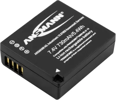Ansmann A-Pan DMW-BLG 10 akumulatorska kamera  Nadomešča originalno baterijo (kamera) DMW-BLG10E 7.4 V 730 mAh