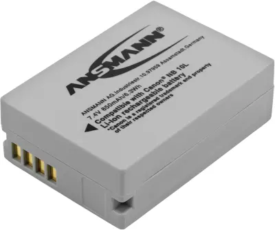 Ansmann A-Can NB 10L akumulatorska kamera  Nadomešča originalno baterijo (kamera) NB-10L 7.4 V 850 mAh