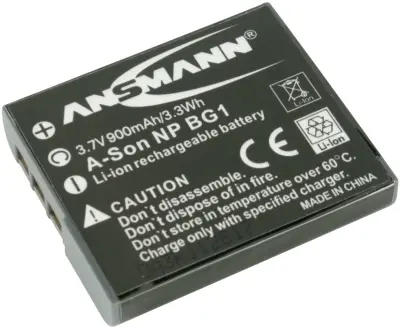 Ansmann A-Son NP BG1 akumulatorska kamera  Nadomešča originalno baterijo (kamera) NP-BG1 3.7 V 900 mAh