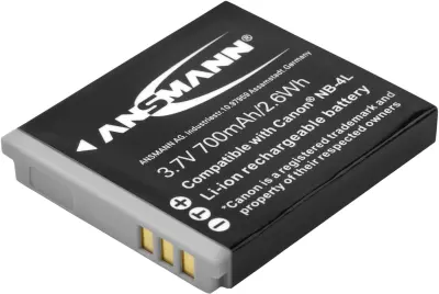 Ansmann A-Can NB 4 L akumulatorska kamera  Nadomešča originalno baterijo (kamera) NB-4L 3.7 V 700 mAh