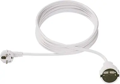 Bachmann Electric podaljševalni kabel [varnostni kotni vtič - varnostna vtičnica]\, bele barve\, 5 m\,  341.286