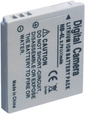 Akumulator za kamero Conrad energy nadomestek za originalni akumulator NB-4L 3.7 V 600 mAh