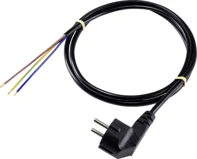 Sygonix SY-5043466 tok priključni kabel  črna 5.00 m