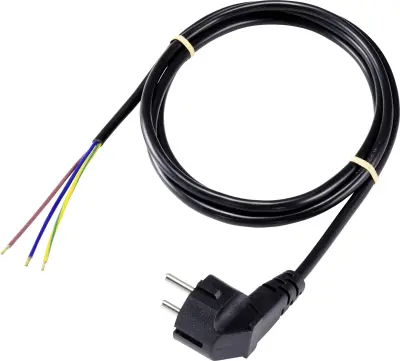 Sygonix SY-5043478 tok priključni kabel  črna 2.00 m