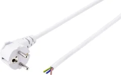 Omrežni kabel\, kabelska uvodnica PG / odprti konec\, 3 m\, bela Basetech BT-2336885 tok priključni kabel  bela 3.00 m