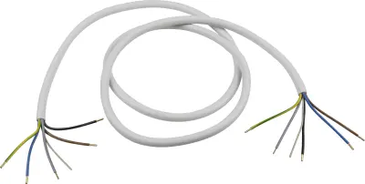 Heitronic 45502 štedilnik priključni kabel  bela 2 m