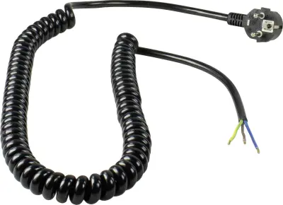 AS Schwabe 70428 tok priključni kabel  črna 4 m