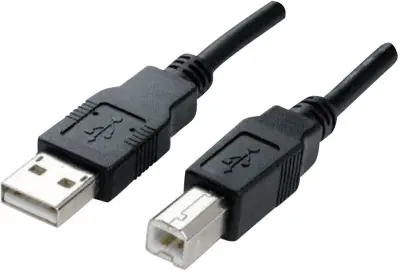 Manhattan USB kabel USB 2.0 USB-A vtič\, USB-B vtič 1.80 m črna pozlačeni konektorji\, UL-certificirano 333368-CG