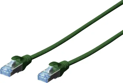 Digitus DK-1531-010/G RJ45 omrežni kabel\, Patch kabel CAT 5e SF/UTP 1.00 m zelena  1 kos