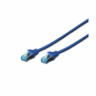 Digitus DK-1531-050/B RJ45 omrežni kabel\, Patch kabel CAT 5e SF/UTP 5.00 m modra  1 kos