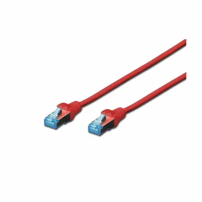 Digitus  RJ45 omrežni kabel\, Patch kabel CAT 5e SF/UTP 0.50 m rdeča  1 kos