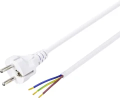 Basetech BT-2300326 tok priključni kabel  bela 1.50 m