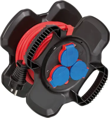 Brennenstuhl 1169710100 kabelski boben 10.00 m rdeča varnostni moški konektor