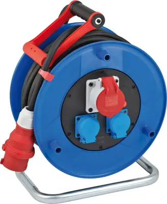 Brennenstuhl 1237980 kabelski boben 30.00 m črna moški konektor CEE 16 A 5-polni