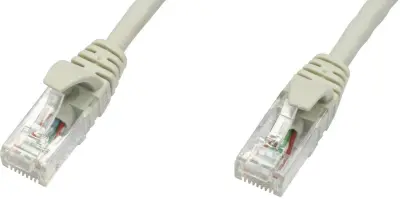 Telegärtner L00006E0019 RJ45 omrežni kabel\, Patch kabel CAT 5e U/UTP 25.00 m siva ognjevaren 1 kos