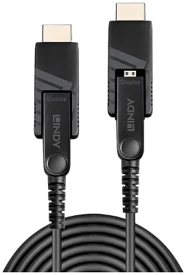 LINDY  priključni kabel HDMI-mikro-D  vtič\, HDMI-mikro-D  vtič 30.00 m črna 38322 #####4K UHD HDMI kabel