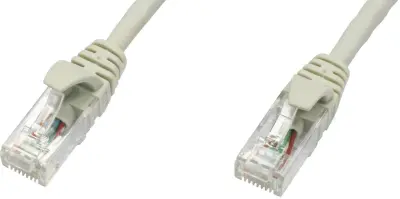 Telegärtner L00003E0003 RJ45 omrežni kabel\, Patch kabel CAT 5e U/UTP 5.00 m siva ognjevaren 1 kos