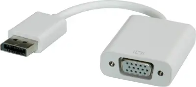 Roline DisplayPort / VGA adapterski kabel DisplayPort  vtič\, VGA 15-polna vtičnica 0.15 m siva 12.03.3135  DisplayPort kabel