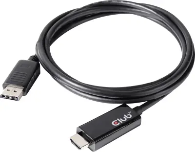 club3D DisplayPort / HDMI adapterski kabel DisplayPort  vtič\, HDMI-A  vtič 2.00 m srebrna CAC-1082  DisplayPort kabel