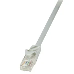 KABEL PATCH UTP Cat 6   0,25m  RJ45 1Gbit LogiLink - siv (CP2012U)