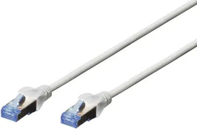 Digitus DK-1522-200 RJ45 omrežni kabel\, Patch kabel CAT 5e F/UTP 20.00 m siva zviti pari 1 kos