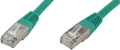 econ connect F6TP0\,5GN RJ45 omrežni kabel\, Patch kabel CAT 6 S/FTP 0.50 m zelena dvojno zaščiten 1 kos