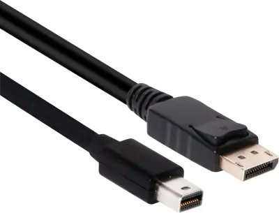 club3D Mini-DisplayPort / DisplayPort adapterski kabel mini DisplayPort  vtič\, DisplayPort  vtič 2.00 m črna CAC-2163 ognjevaren DisplayPort kabel