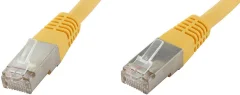 econ connect F6TP0\,5GE RJ45 omrežni kabel\, Patch kabel CAT 6 S/FTP 0.50 m rumena dvojno zaščiten 1 kos
