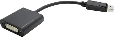 Value DisplayPort / DVI adapterski kabel DisplayPort  vtič\, DVI-D 24+1-polna vtičnica 0.15 m črna 12.99.3133  DisplayPort kabel