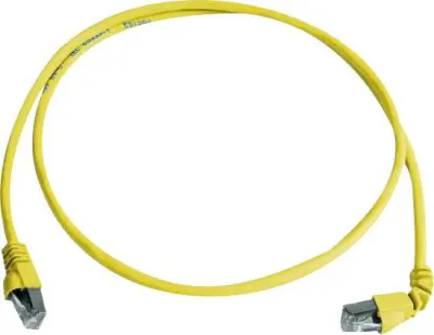 Telegärtner L00002A0179 RJ45 omrežni kabel\, Patch kabel CAT 6a S/FTP 3.00 m rumena ognjevaren\, brez halogena 1 kos