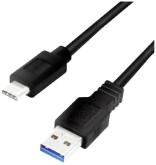 LogiLink USB kabel USB 3.2 gen. 1 (USB 3.0) USB-A vtič\, USB-C® vtič 0.15 m   CU0166
