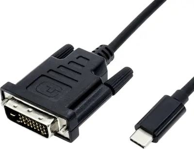 Value USB 2.0 adapterski kabel [1x moški konektor USB-C™ - 1x moški konektor DVI\, 24 + 1 polov]
