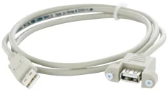 Murr Elektronik USB kabel  USB-A vtičnica\, USB-A vtič 1.00 m siva lahko se privije 4000-68000-9040110