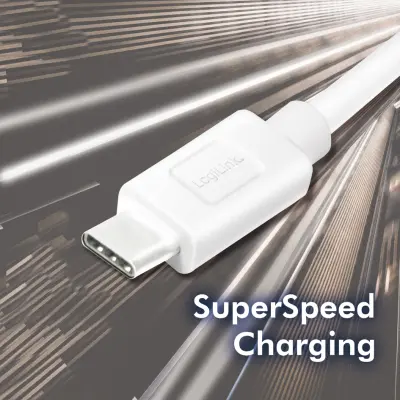 LogiLink USB kabel USB 3.2 gen. 1 (USB 3.0) USB-A vtič\, USB-C® vtič 0.15 m   CU0172