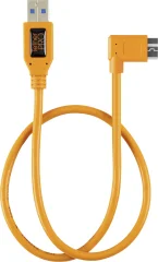 Tether Tools USB kabel  USB-A vtič\, USB-mikro-B 3.0 vtič  0.50 m oranžna 90° kotni desno TET-CU61RT02-ORG