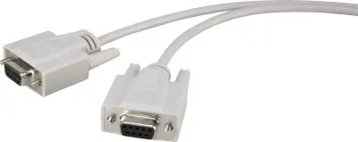 Priključni kabel brez modema[1x D-SUB-vtičnica 9pol. - 1x D-SUB-vtičnica 9pol.] 1.80 m siv Renkforce