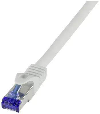 LogiLink C6A122S RJ45  CAT 6a S/FTP 30.00 m siva  1 kos