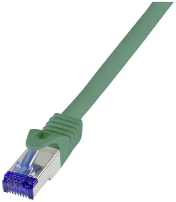 LogiLink C6A115S RJ45  CAT 6a S/FTP 20.00 m zelena  1 kos