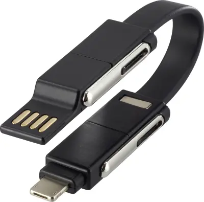 Renkforce USB adapterski kabel [1x moški konektor USB 2.0 tipa A, moški konektor USB-C - 1x moški konektor Apple dock lightning, moški konektor USB-C,