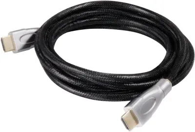 club3D HDMI kabel HDMI-A vtič, HDMI-A vtič 1 m črna, srebrna CAC-1311 4K UHD, zaščita iz folije, UL-certificirano, primeren za obojestranski priključe