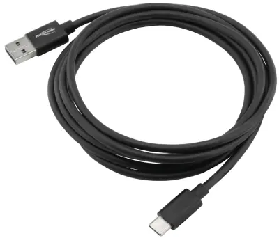 Ansmann USB kabel USB 3.2 gen. 1 (USB 3.0) USB-A vtič, USB-C vtič 2 m črna aluminijasti vtič, TPE plašč, primeren za obojestranski priključek 1700-008