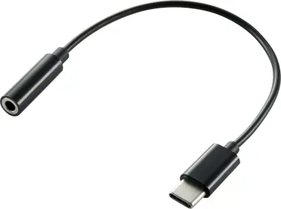 Renkforce avdio adapterski kabel [1x USB 3.2 gen. 1 vtič C (USB 3.0) - 1x priključna doza za 3\,5 mm banana moški konektor]  15.00 cm